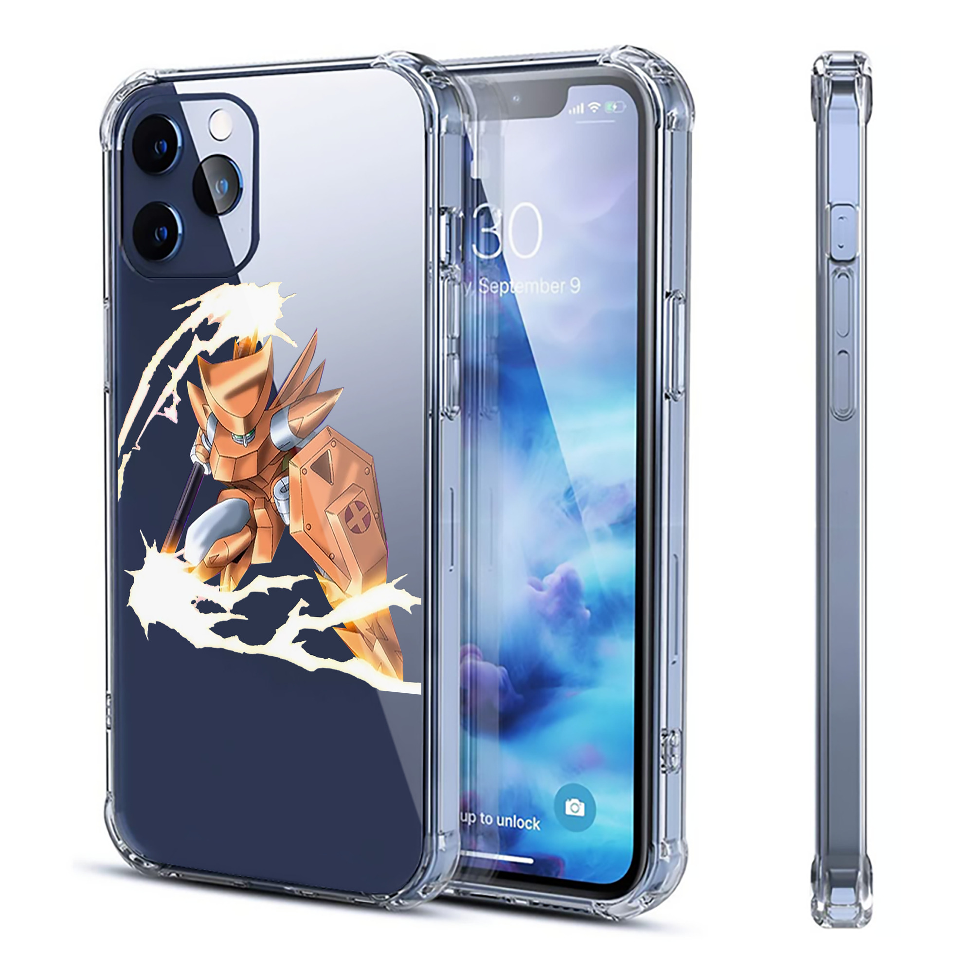 （画像用） 遊☆戯☆王 Yu-Gi-Oh! 【iPhone 12シリーズ対応】透明スマホケース（クリアソフトケース）